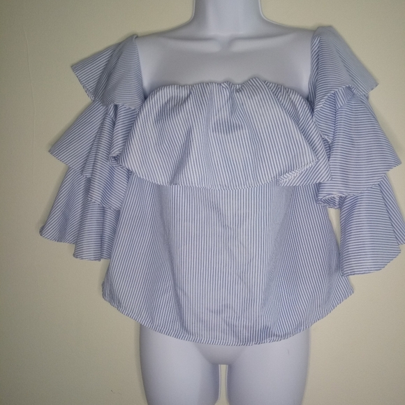 Elenza by L&L RUFFLE BLOUSES  OFF SHOULDER - Picture 4 of 15